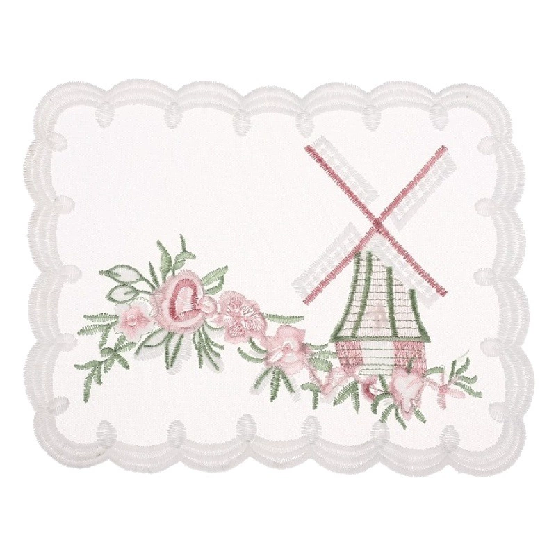 Кружевная подставка столовая подушка диванная подушка наклейка ретро внешняя торговля вышивка маленькая подушка новый стиль