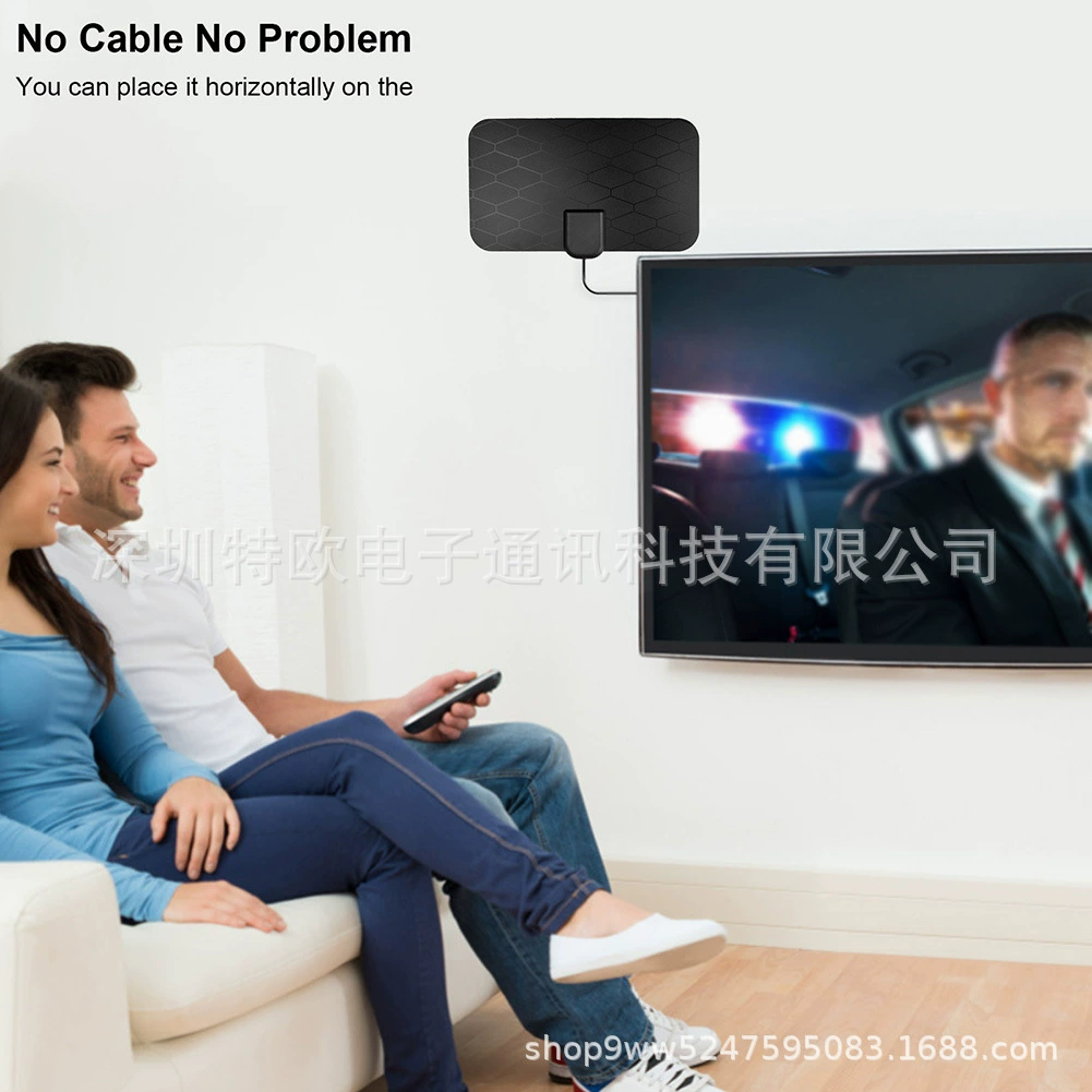 4K высокоудельная сеточная цифровая антенна для ТВ EU вилку внутренняя антенна высокой четкости графический дизайн