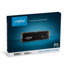 英睿达Crucial P3系列500G/1T/2T/4T SSD M.2接口NVMe协议