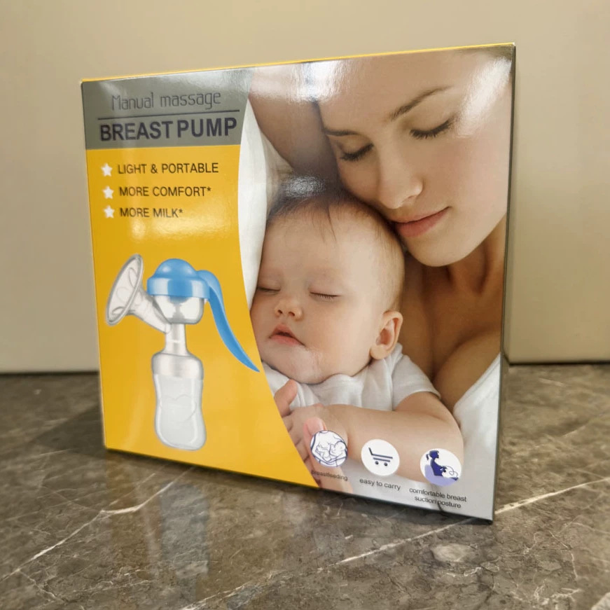 Inglés caja corta boca manual extractor de leche portátil bebé colector de leche materna fabricantes de extractor de leche materna lote