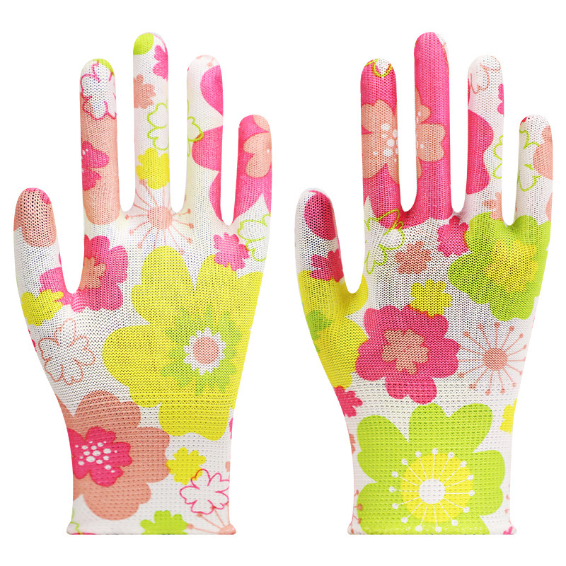 Guantes de nylon de colores (fengxianhua)