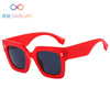 Fashionable brand trend square sunglasses, European style, cat's eye