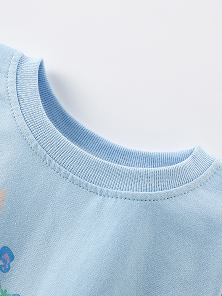 Malwee set de niñas otoño y invierno nuevo estilo europeo y americano para niños de mediana edad cuello redondo manga larga de estilo extranjero para niñas casuales de dos piezas
