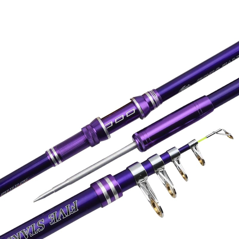 Polo de mar de metal asiento de la rueda Polo de mar al por mayor de fábrica Polo de largo alcance de 6 capas con enchufe de tierra 2,1 m reemplazable suave ligeramente carbono transfronterizo