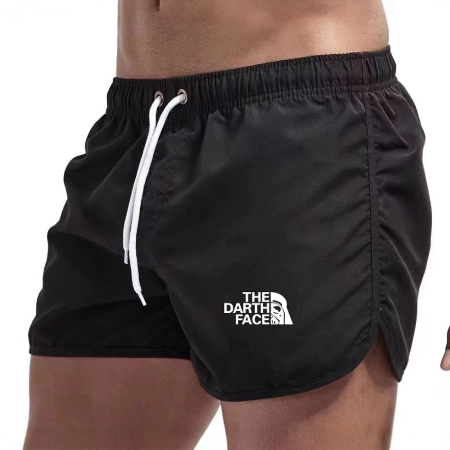 Men's Swimming Shorts, Beach Quick-Drying Men's Beach Shorts, Men's and Women's Same Style Swimming Trunks, Three-Point Sports Shorts