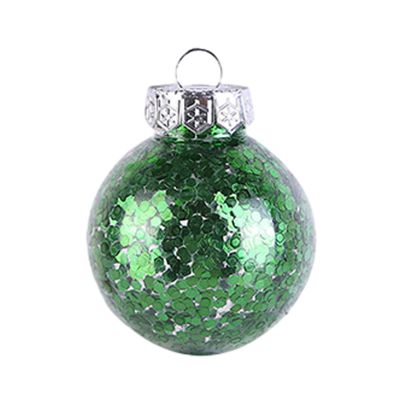 国境を越えた新しいクリスマスボール6cmクリスマスツリー装飾メッキプラスチックボール異形彩色クリスマスボールセットストラップ|undefined