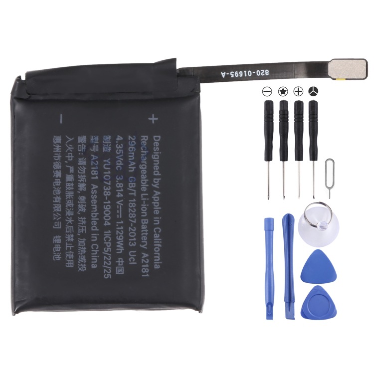 Para Apple Watch SE 2022 44mm 296mAh Batería de litio