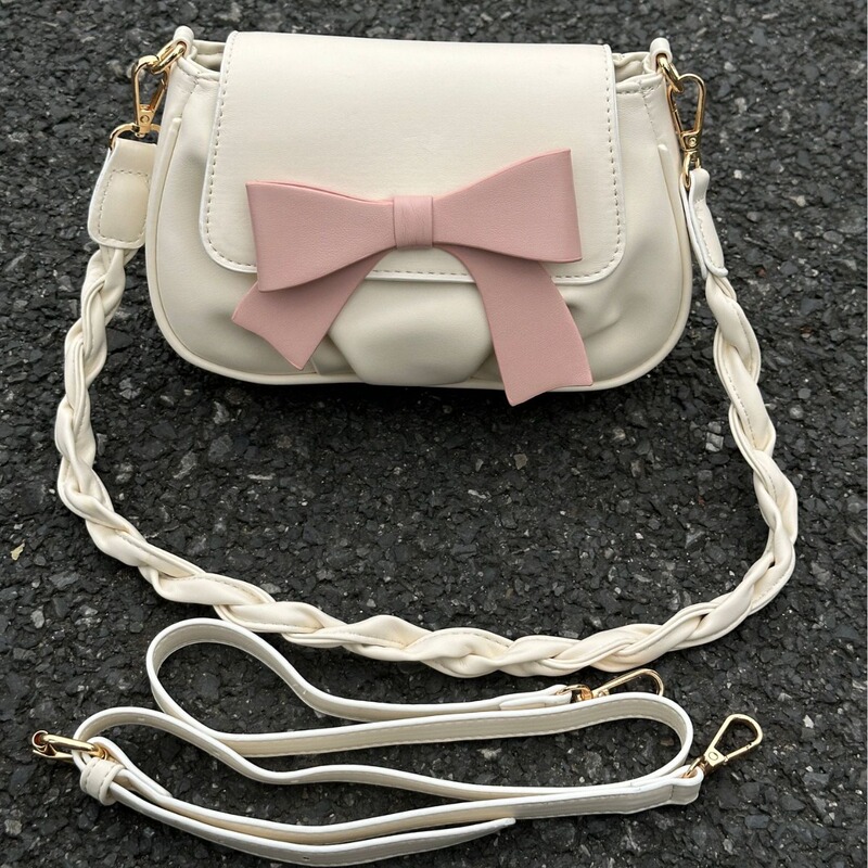 Clearance Sale on Remaining Stock: Sweet and Cute Butterfly-Shaped Small Round Bag, Cloud Bag, Soft Shoulder Crossbody Bag for Women