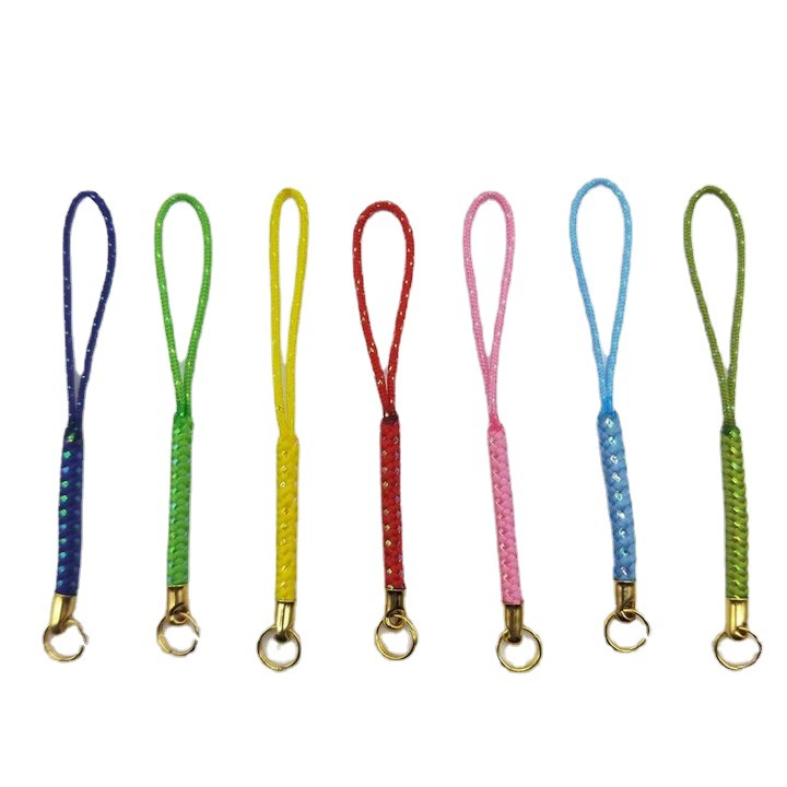 Цветной Мобильный телефон Веревка застежка-лобстер тканый ремешок для мобильного телефона брелок веревка браслет ПУ веревка ремешок кулон