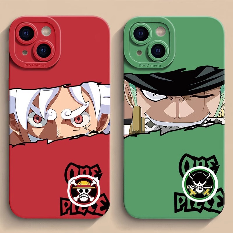 One Piece Fifth Gear Luffy Apple 16 Phone Case iPhone15promax Solon 14 Silicone 13 Pupil Eye 12 Soft