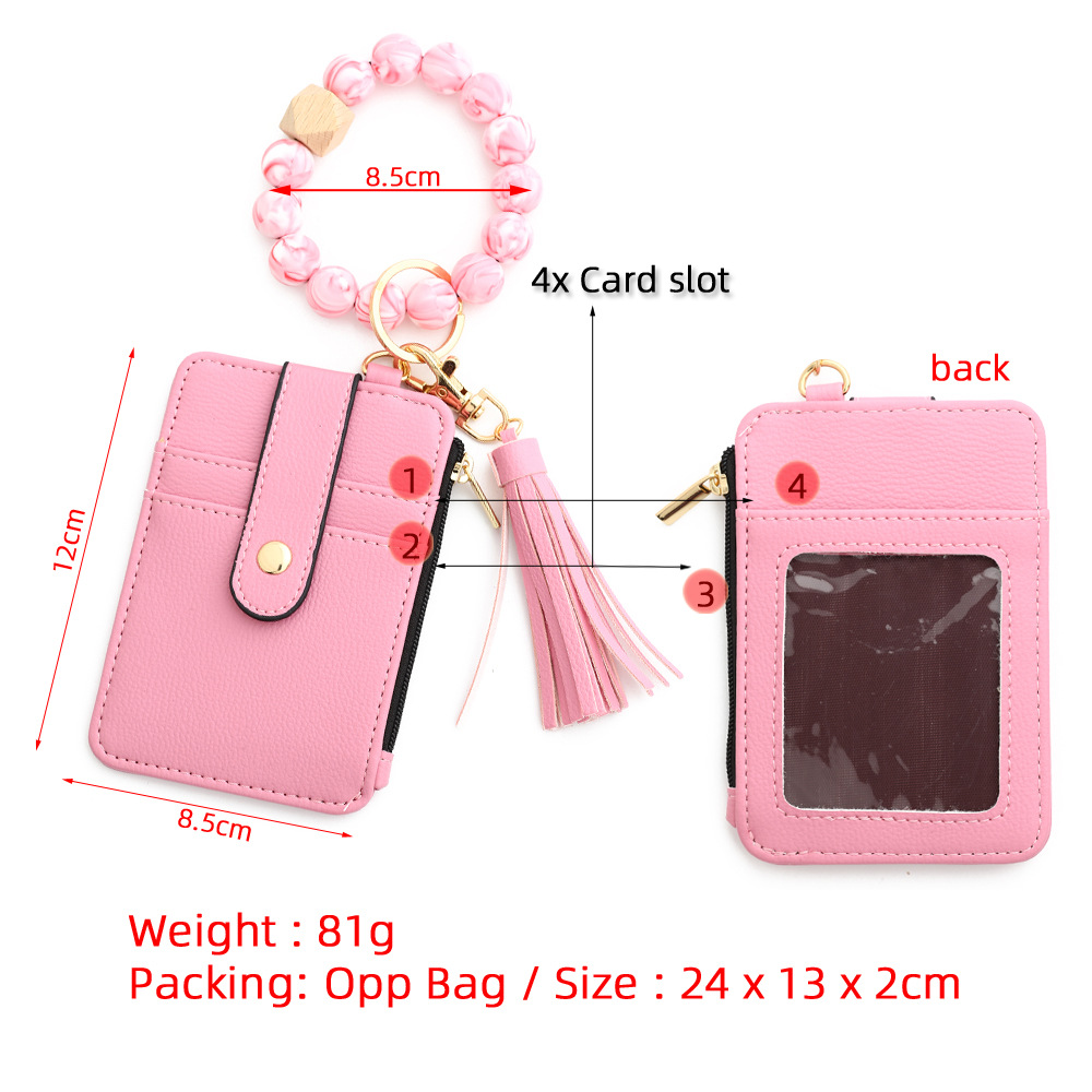 Elegant Lady Simple Style Solid Color Silica Gel Women's Bag Pendant Keychain display picture 1