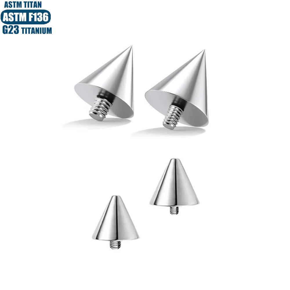 Labret piercing jewelry detail image