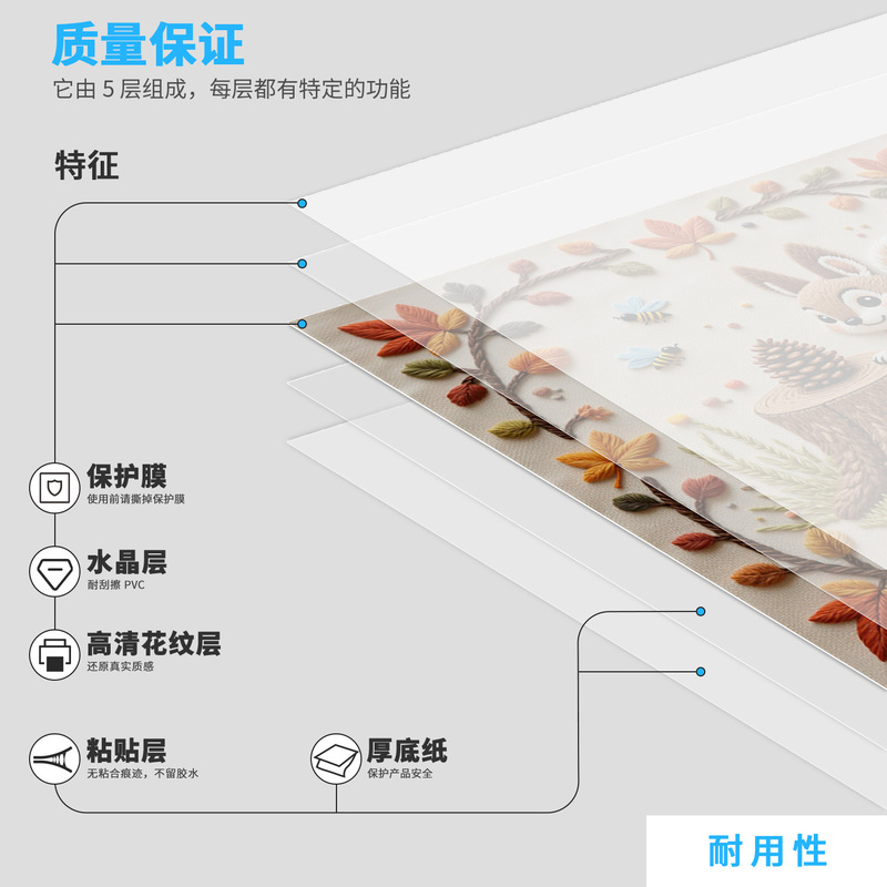 24片欧式花砖墙贴自粘厨房浴室装饰瓷砖贴纸亮面水晶墙壁贴花|undefined