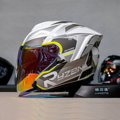 Motosiklet dəbilqələri: Winter 3/4 Half Helmet Men's
