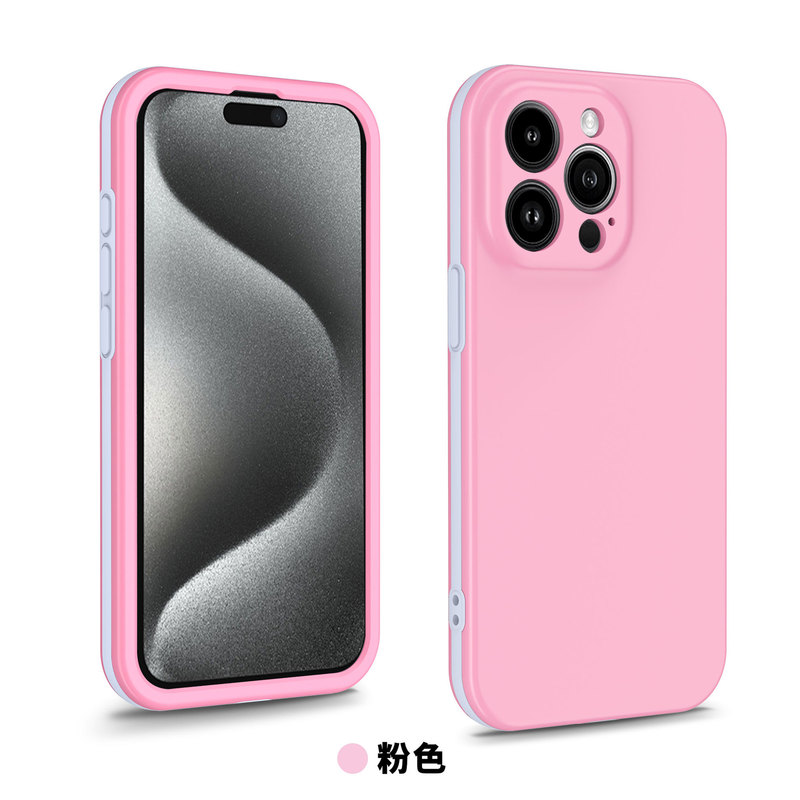 Cross-border 360-degree anti-fall for Apple 15 mobile phone case advanced sense iPhone14/13 matte anti-slip anti-fingerprint
