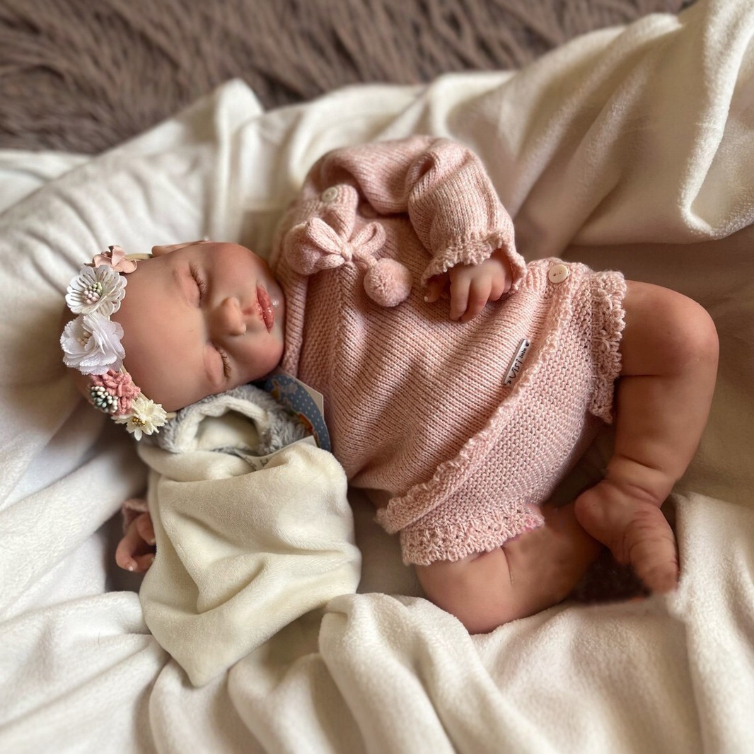 XINWEICHENG 원래 19 인치 시뮬레이션  인형 LOULOU 쌍둥이 국경 간 공급