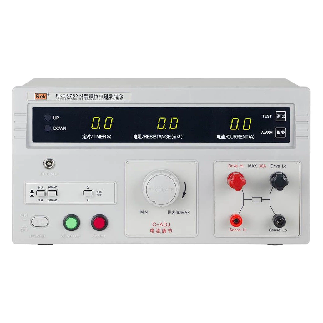 Rek Merick RK2678XM четырехконтактный тестер сопротивления заземления 32A прибор для измерения сопротивления проводимости заземления
