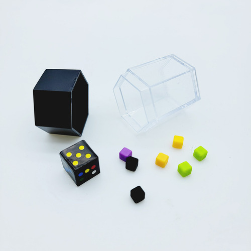 G1193 Mini Explosive Dice King Magic Magic Props Children's Toys Holiday Performance Gift Box