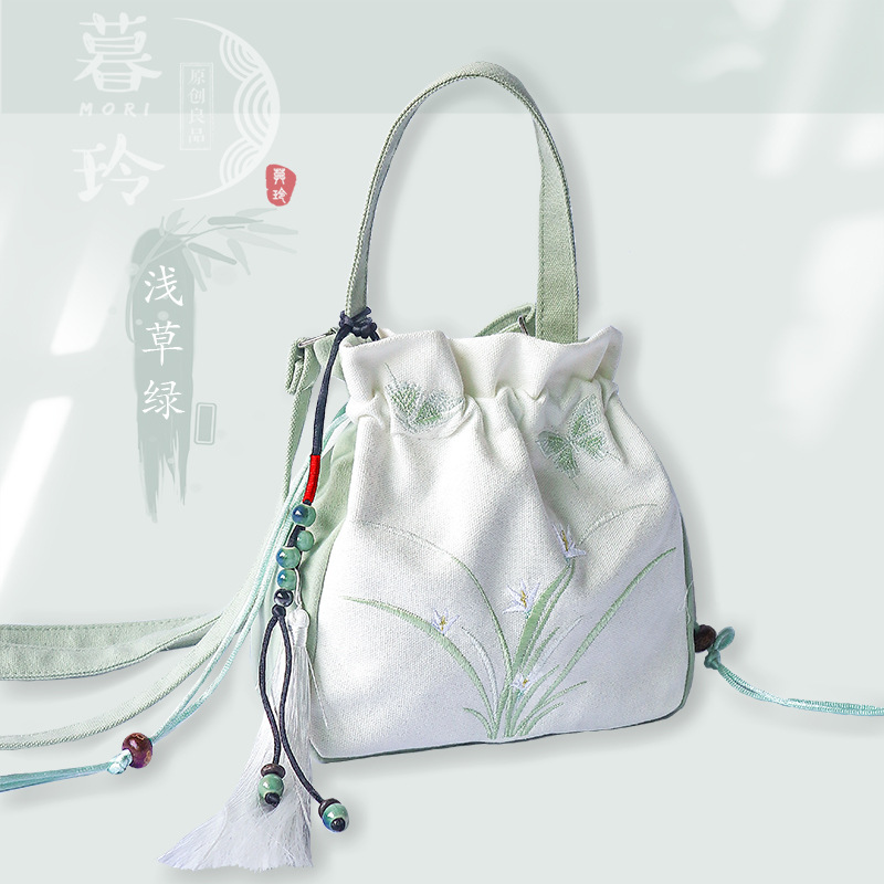 아사쿠사 녹색과 흰색 --- 작은 크기 20*20cm