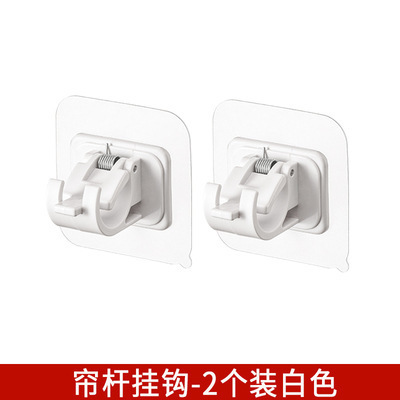 Barras retráctiles sin agujeros cortinas de pintura blancas de cocina zapatero barra laminada barra cortina de baño gancho cortina cortina barra cortina fabricantes de marco de soporte image 11