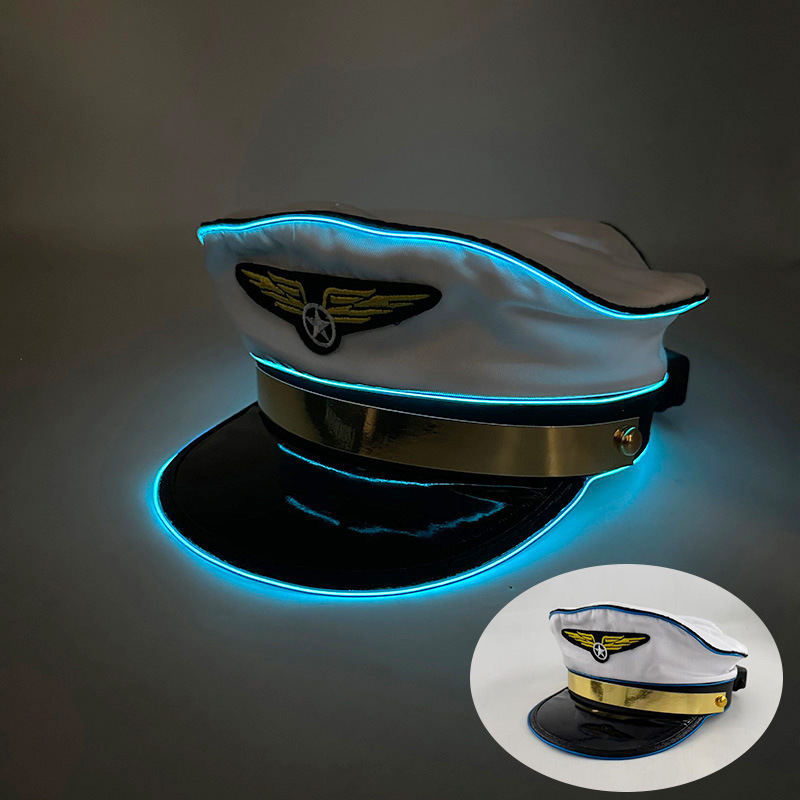Sombrero de Vaquero LED para Fiestas de Algodón para Eventos y Escenario