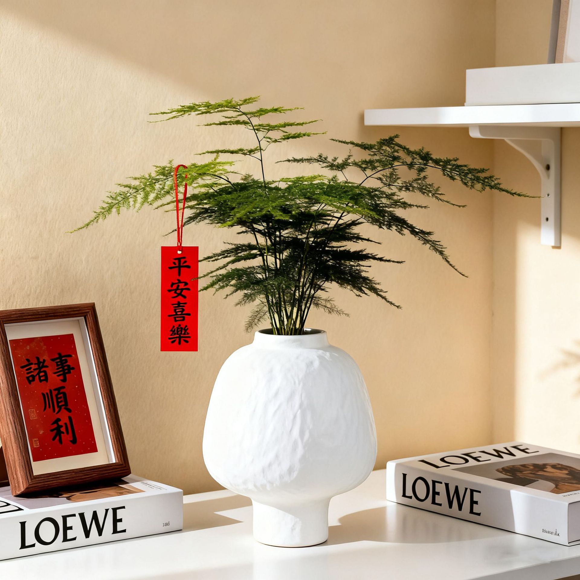 European-Style Ceramic Vase with a Light Luxury and High-End Feel, Specifically for the Living Room, Creative and Simple Design for Home or Hotel Use