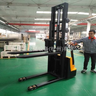 Storage capacity 1.5 tons of economic walking all-electric stacker battery stacker lift truck hydraulic lift forklift