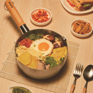 Supor Stainless Steel Yukihira Pot Japanese Small Milk Instant Noodle Soup Pot Household Wholesale