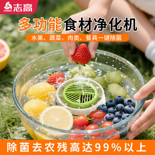 Chigo Fruit and Vegetable Washing Machine Food Purifier Wireless Portable Fruit and Vegetable Washing Machine for Home Use