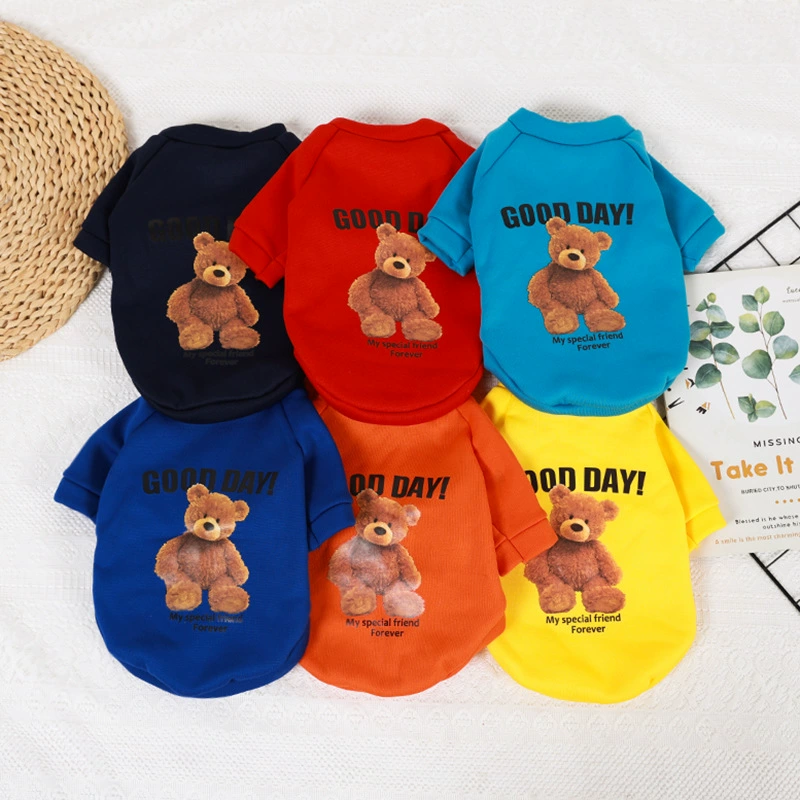 Симпатичная осенне-зимняя теплая Корейская версия принадлежностей для одежды Teddy для собак, кошек, домашних животных, чем медведь, производители флисовых жилетов
