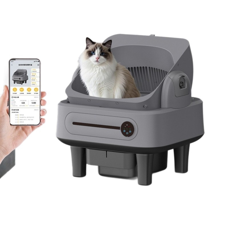 全自动智能猫砂盆开放式号封闭式便仓缅因猫矮脚猫小猫铲屎机|undefined