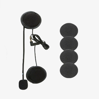 Manufacturer V6/V4 Pinhole 3.5mm Interface Universal Motorcycle Helmet Bluetooth Headset Helmet Intercom Headset Accessories (Motorcycle Helmet Headset) - xinowy-v6-helmet-headset-35mm-single-earphone-velcro