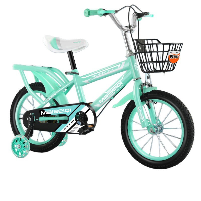 Bicicletas para niños al por mayor de acero de alto carbono nuevo 12 pulgadas - 18 pulgadas bicicleta para niños y niñas con ruedas auxiliares