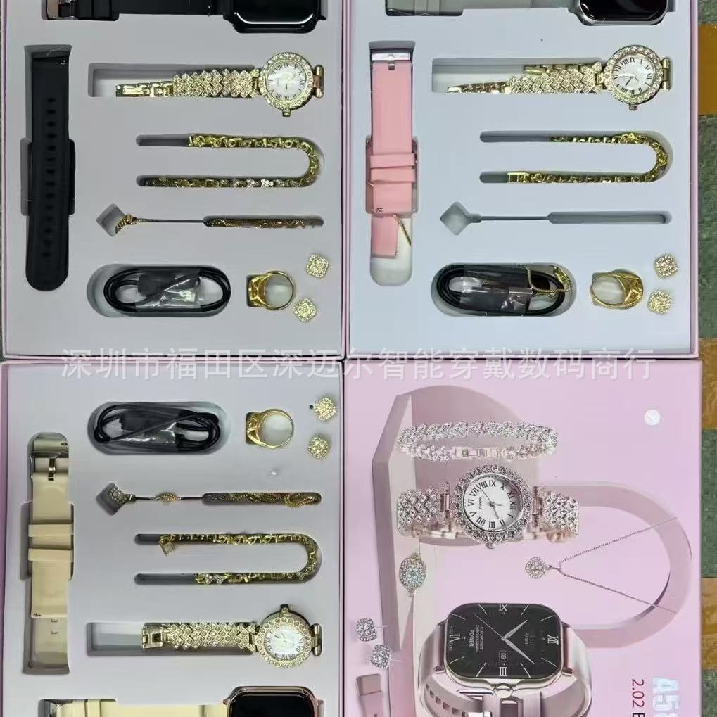 Cross-Border Popular A58Plus Smart Watch, Tile Ladies Watch, Bluetooth Call, Heart Rate, Sports and Pedometer Watch