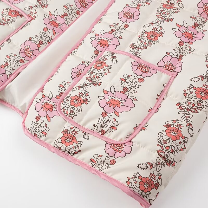 Damen 2024 Herbst und Winter neuer Stil bedruckte lockere Baumwollkleidung für Damen_voghion.com