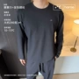 秋冬男士圆领发热家居服
