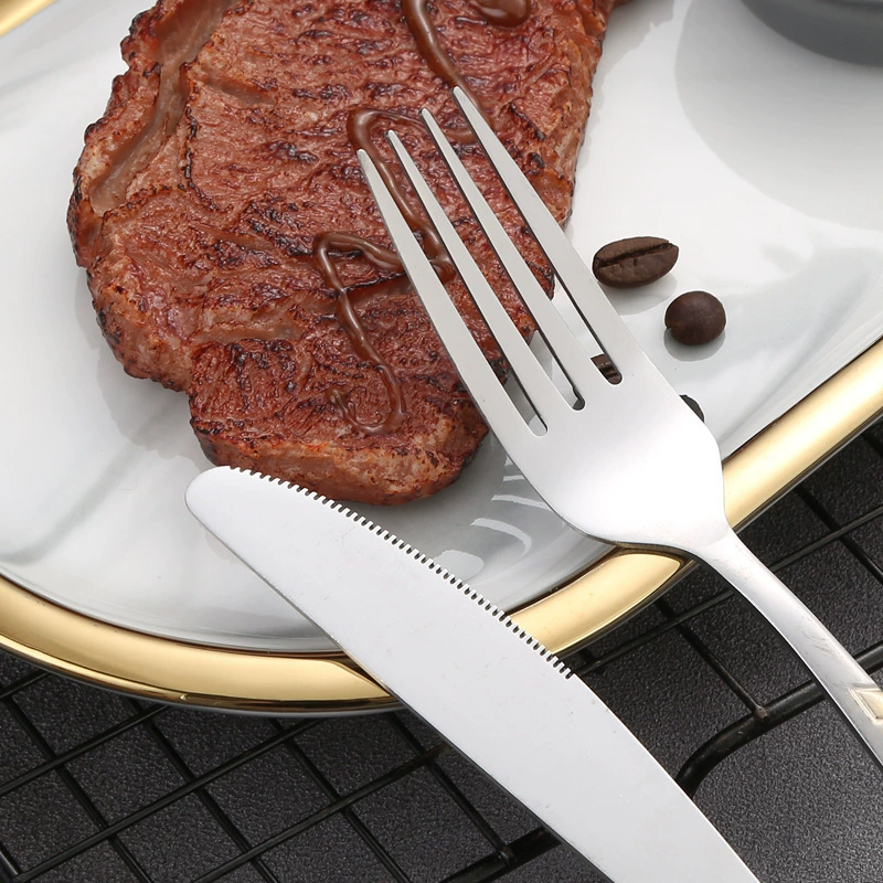(Cross-border trading), tableware stainless steel, set, gift box, 24 pieces