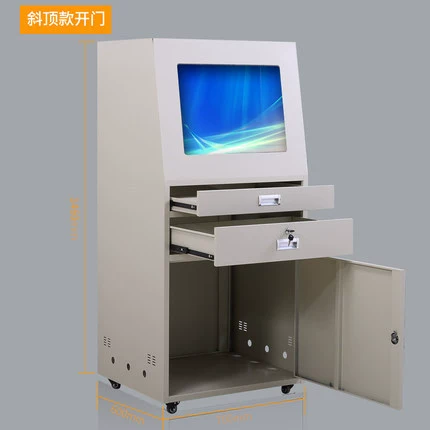 Ka'anjie pc промышленный компьютерный шкаф поставка противоугонная промышленная машина компьютерная стойка со стеклянной мобильной мастерской мобильный шкаф
