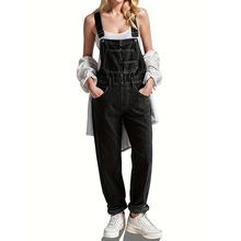 A 64964 Washed Loose Denim Overalls ˮϴ����ţ�б�����