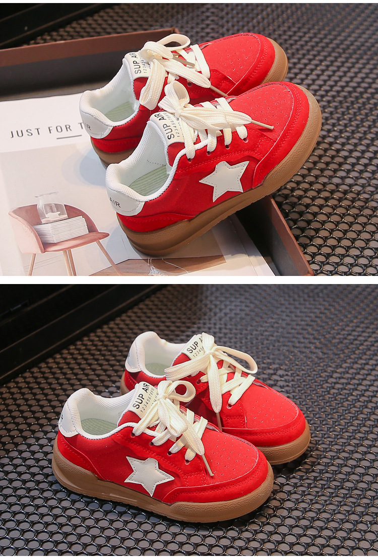 Kinderbrett 2024 Herbstmode Star Baby Mädchen Casual Weiche Sohle Anti Slip Jungen Sportschuhe_voghion.com