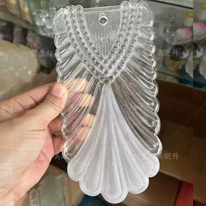 Аксессуары для хрустальных ламп, декоративные детали, бытовые лампы, запасные части для ламп, квадратные стеклянные детали, матовые прозрачные стеклянные детали
