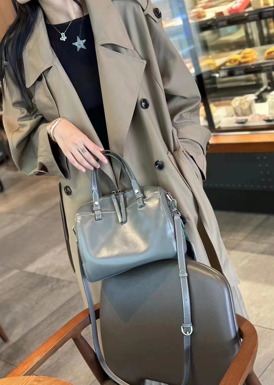 Bolso de cuero curtido vegetal primera capa de piel de vaca gran bolsa de pasta de árbol de cuero retro bolsa de mensajero de moda casual todo-fósforo de cuero suave 775