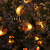 Decorations, round LED Christmas street bulb solar-powered for camping for gazebo