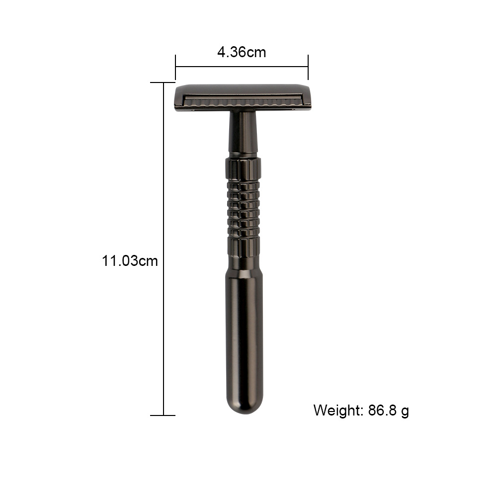 亚马逊热款  手动老式刮胡刀 男士剃须刀 老式金属剃刀 跨境热款