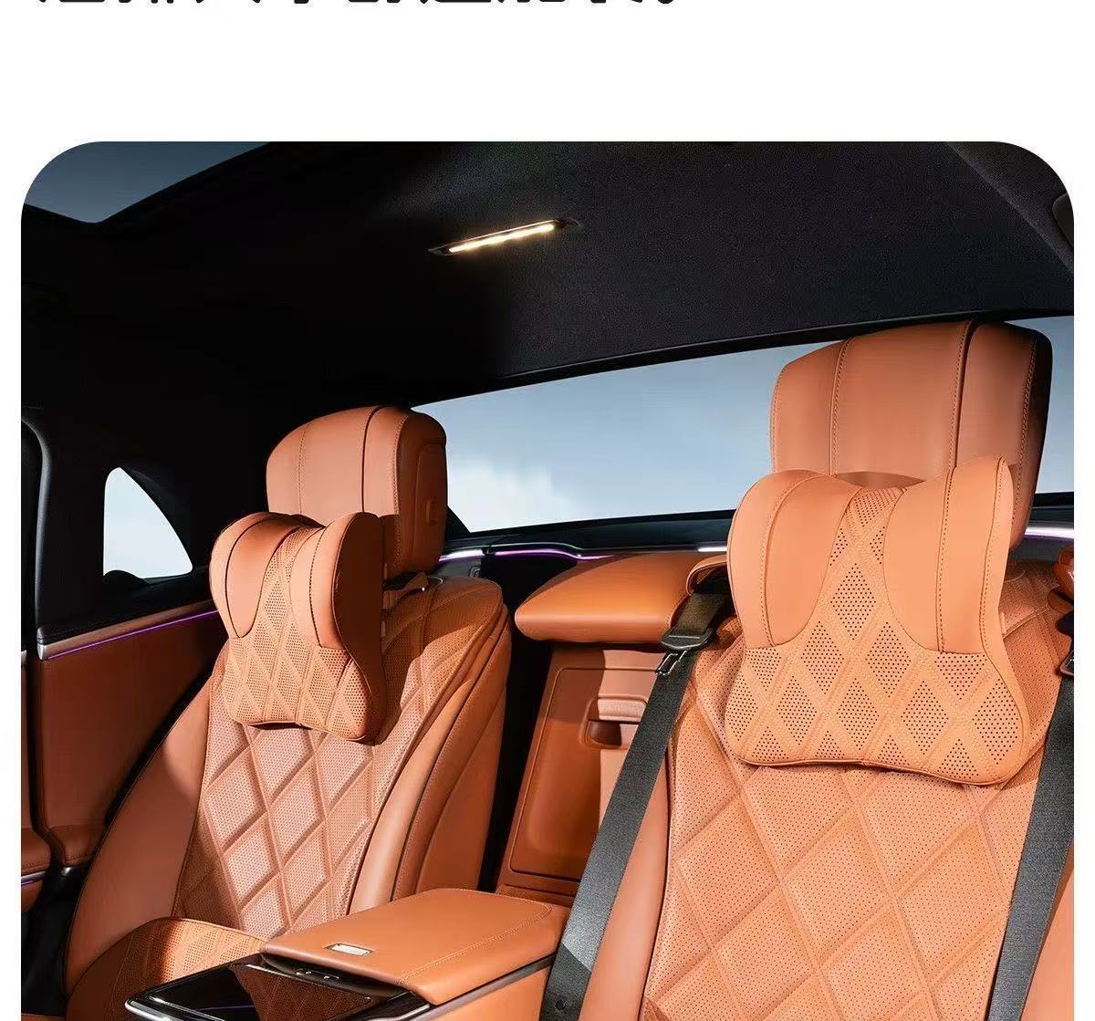 Suitable for Xiaomi, Li Auto, Tesla, AITO, BYD car headrest cushions, high-end car neck pillows and cushions