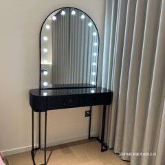 化妆台化妆师专用网红影楼化妆镜带灯婚纱店梳妆台美容院化妆桌