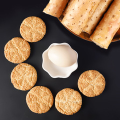 木糖醇山藥桃酥正宗鐵棍健康零食無蔗糖整箱獨立包裝桃酥餅