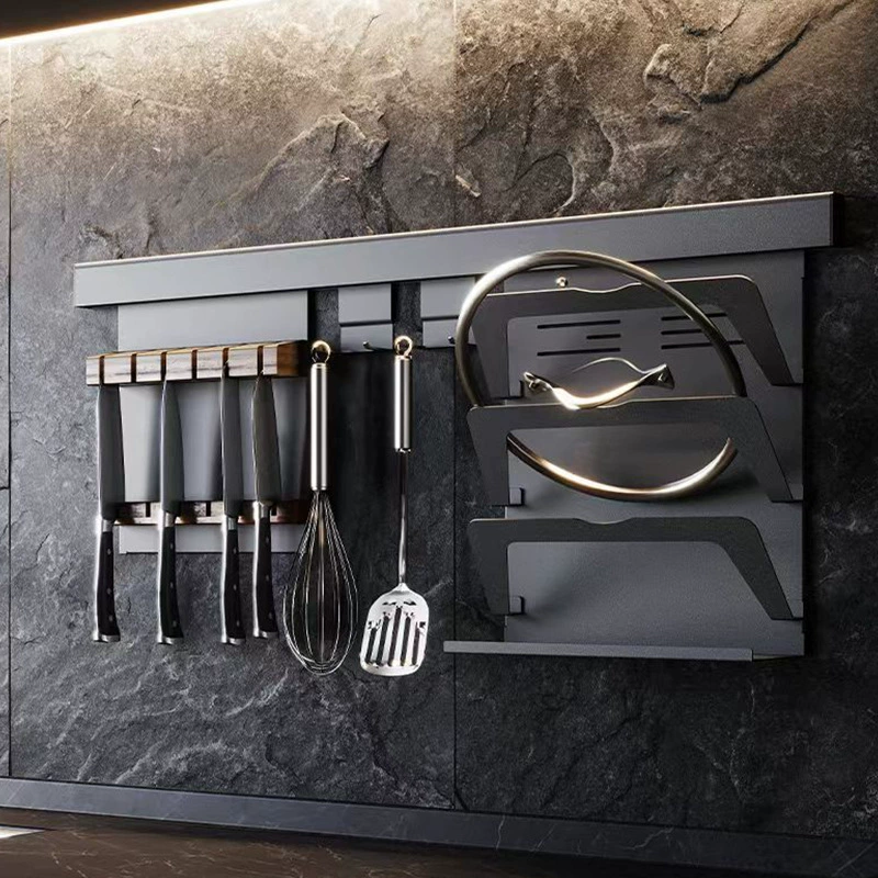 Spice Rack Wall-mounted Storage Rack No-drill Kitchen from Yomiego