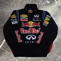 Гоночный костюм F1 трансграничный гоночный костюм с вышивкой гоночный костюм куртка с вышивкой Red Bull гоночный костюм с длинными рукавами