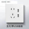Five -hole dual usb